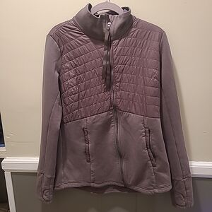 Calia women’s puffer  full zip jacket Purple Size LARGE